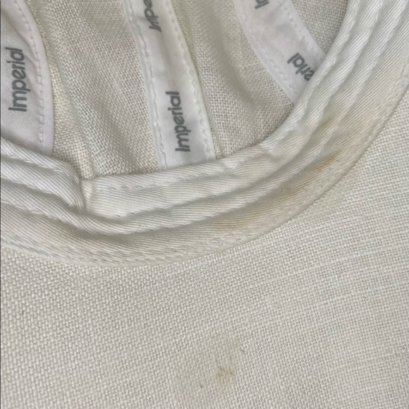 Princeville Hat, linen 7 panel. New with tags embroidered logo on left side - Picture 4 of 7